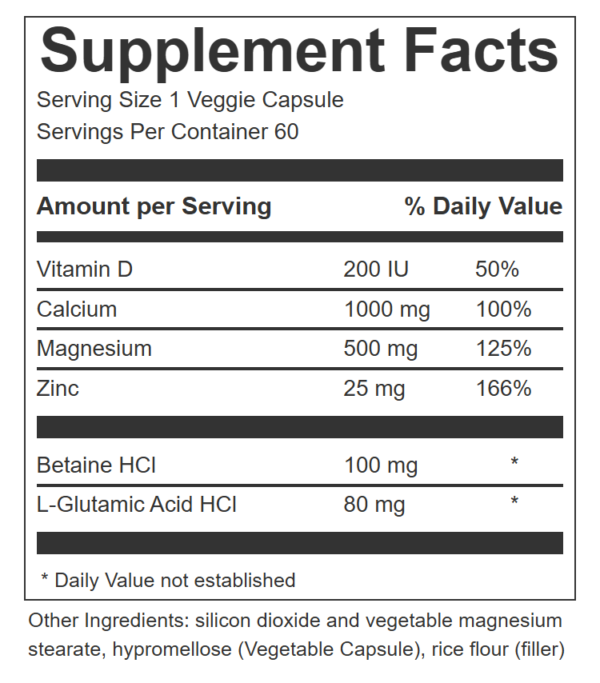 CAL-MAG-ZINC WITH VITAMIN D - Image 2